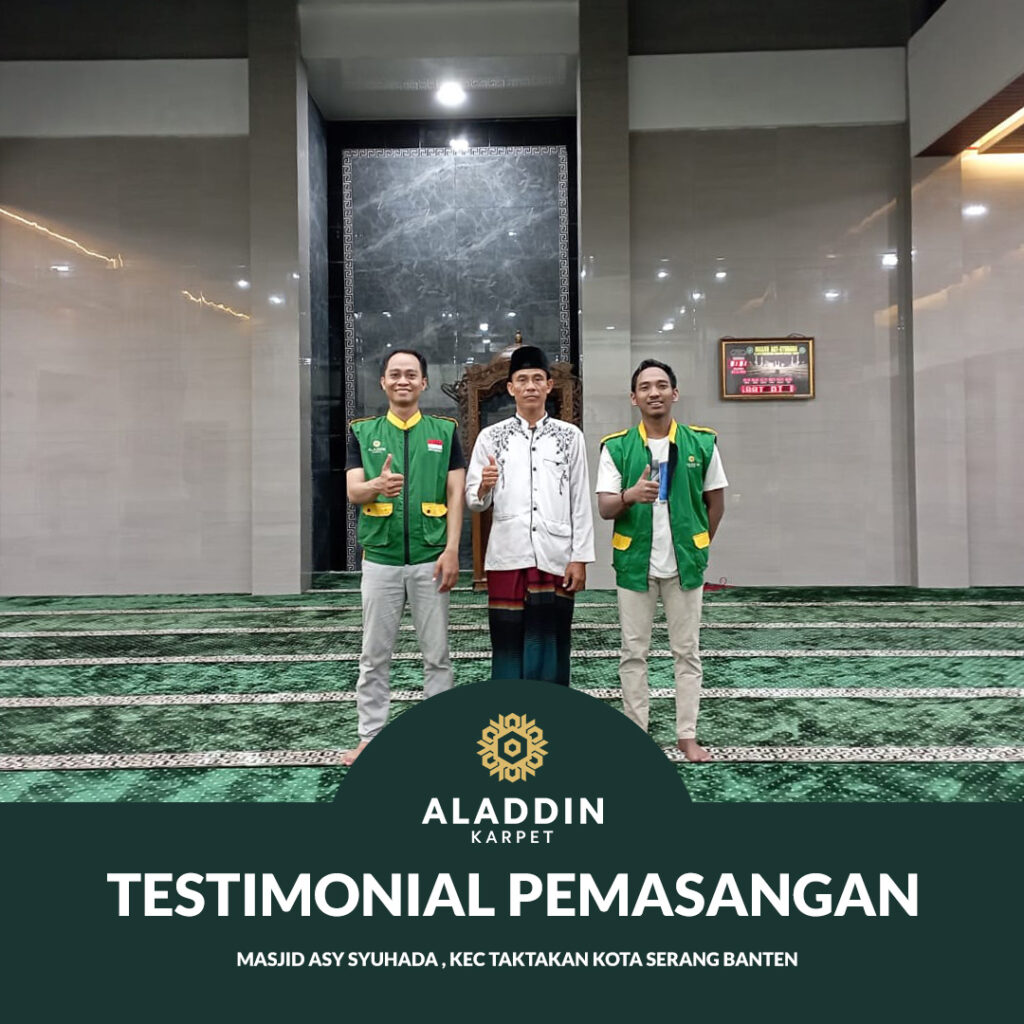 Karpet Sajadah Masjid Pekalongan – Nyaman & Siap Pasang