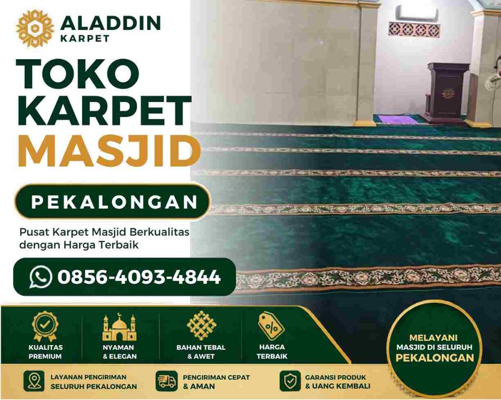 Toko Karpet Custom Pekalongan Untuk Masjid Lebih Rapi Dan Nyaman