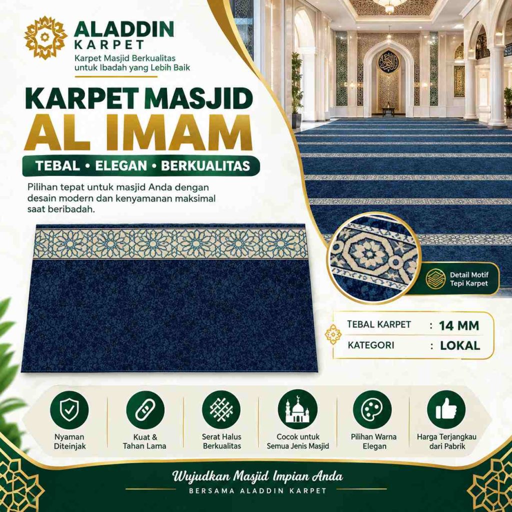 Motif Karpet Masjid yang Sesuai untuk Berbagai Kebutuhan